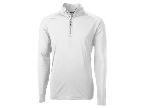 Cutter & Buck Adapt Eco Knit Stretch Recycled Mens Quarter Zip Pullover image thumbnail