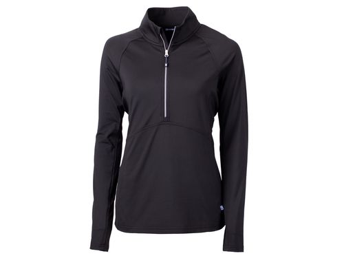 Cutter & Buck Adapt Eco Knit Stretch Recycled Womens Half Zip Pullover image thumbnail