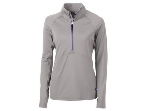 Cutter & Buck Adapt Eco Knit Stretch Recycled Womens Half Zip Pullover image thumbnail