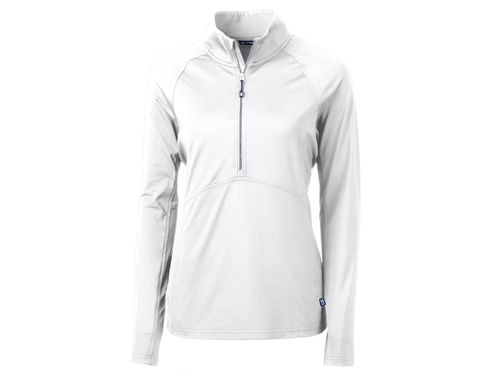 Cutter & Buck Adapt Eco Knit Stretch Recycled Womens Half Zip Pullover image thumbnail
