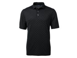 Image of Cutter & Buck Virtue Eco Pique Tile Print Recycled Mens Big & Tall Polo Big & Tall