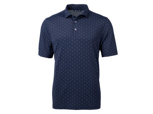Cutter & Buck Virtue Eco Pique Tile Print Recycled Mens Big & Tall Polo Big & Tall image thumbnail
