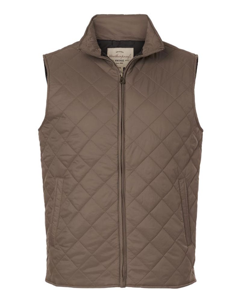 Vintage Diamond Quilted Vest - 207359 primary image