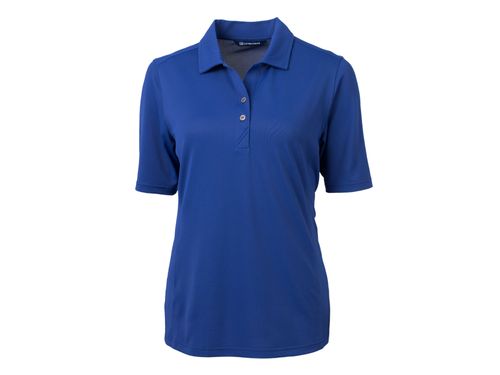 Cutter & Buck Virtue Recycled Featherlight Pique Womens Polo image thumbnail