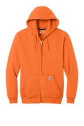 Image of Carhartt Midweight Hooded Zip-Front Sweatshirt. CTK122