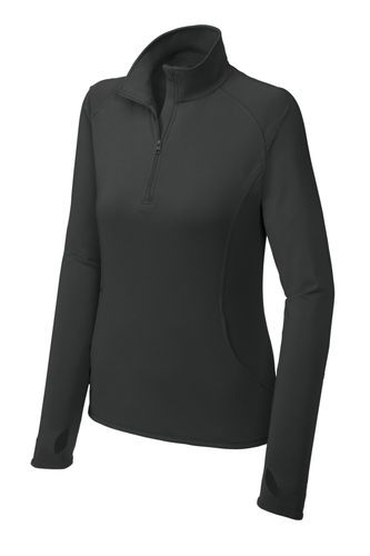 Sport-Tek Women's Sport-Wick Stretch 1/4-Zip Pullover. LST850 image thumbnail Sport-Tek Women's Sport-Wick Stretch 1/4-Zip Pullover. LST850 image thumbnail