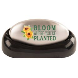 Image of Bloom Where You're Planted Stainless Steel Soap w/ Plastic Base