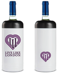 Image of Time for Wine Color Printed White Wine Chiller 2 sided
