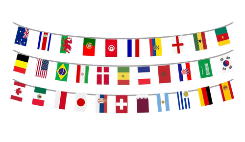 World Hanging Flags image thumbnail