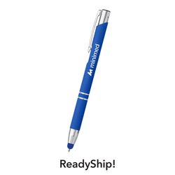 Image of Pack of 10 Rubberized Aluminum Stylus Pen