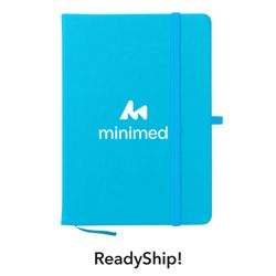 Image of 5 x 7 Light Blue Recycled Notebook