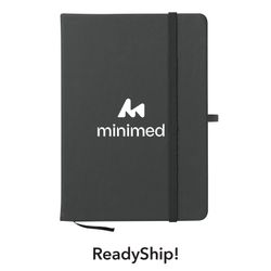 Image of 5 x 7 Black Recycled Notebook