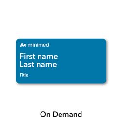 Image of MiniMed Name Badge