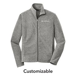 Image of Men's Heather Microfleece Full-Zip