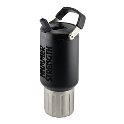 Image of Hammer Strength 30 oz. Flip to Sip Sport Bottle Black/ Black