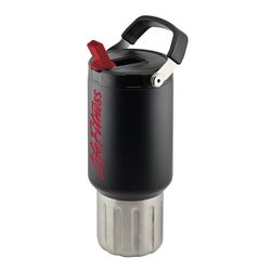 Image of Life Fitness 30 oz. Flip to Sip Sport Bottle Black/ Red