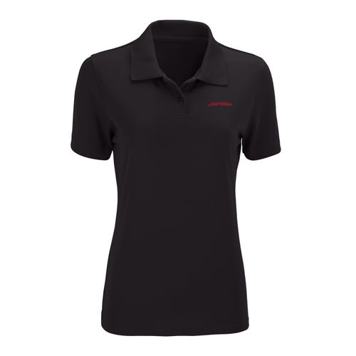 Life Fitness Women's Omega Solid Mesh Tech Polo image thumbnail