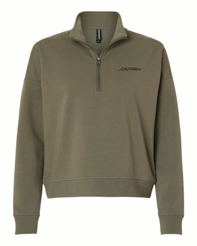 Life Fitness Women's Perform 1/4 Zip Pullover image thumbnail