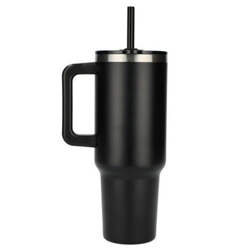 Pinnacle 40 oz Vacuum Insulated Eco-Friendly Travel Tumbler With Straw image thumbnail