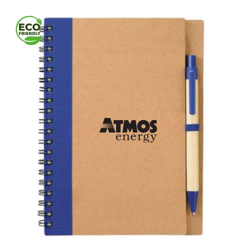 Eco Spiral Notebook with Pen image thumbnail