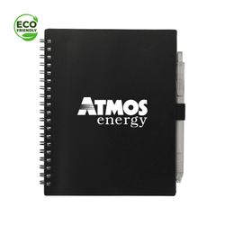 Image of 5.5'' x 7'' FSC Recycled Spiral Notebook w/ RPET Pen