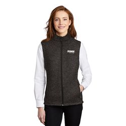 Image of Port Authority Ladies Sweater Fleece Vest