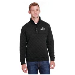 Image of J America Adult Quilted Snap Pullover