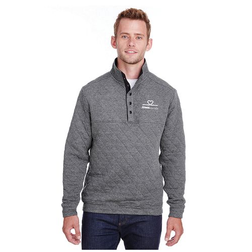J America Adult Quilted Snap Pullover image thumbnail J America Adult Quilted Snap Pullover image thumbnail