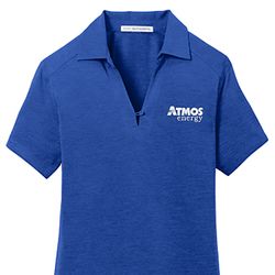 Image of Ladies Digi Heather Performance Polo