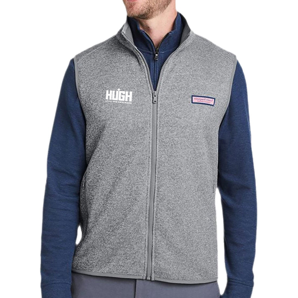 Vineyard Vines Men's Mountain Sweater Fleece Vest primary image