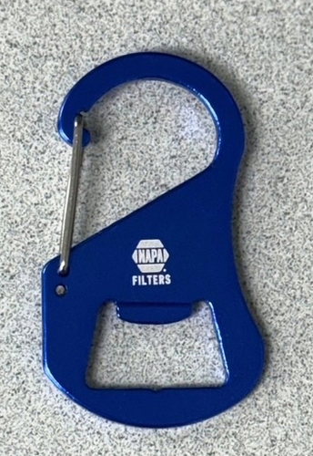 Carabiner Bottle Opener - 10 Count Per Pack image thumbnail