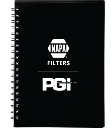 Black Spiral Notebook image thumbnail