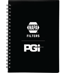 Image of Black Spiral Notebook