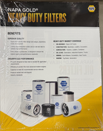NAPA Gold Filters Heavy Duty Flyer - 50 Count Pack (sold in cases) image thumbnail