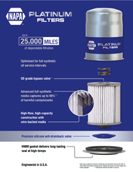 Image of Napa Platinum Filter Flyer (50 Pack)