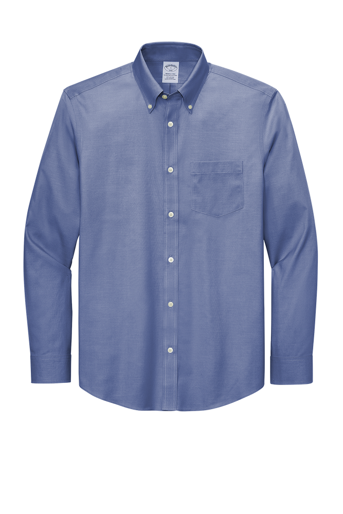 Brooks Brothers Wrinkle-Free Stretch Pinpoint Shirt BB18000 primary image