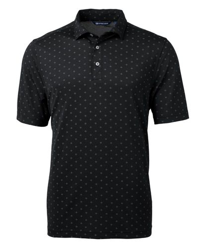 Cutter & Buck Virtue Eco Pique Tile Print Recycled Mens Polo MCK01170 image thumbnail