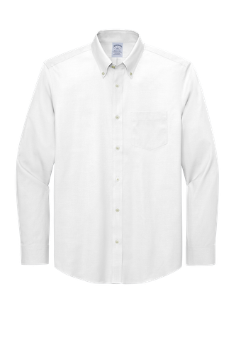 Brooks Brothers Wrinkle-Free Stretch Pinpoint Shirt BB18000 image thumbnail