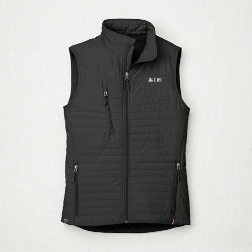 Eco thermolite quilted vest - women's black image thumbnail