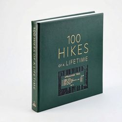 Image of Leather Book - 100 Hikes Of A Lifetime