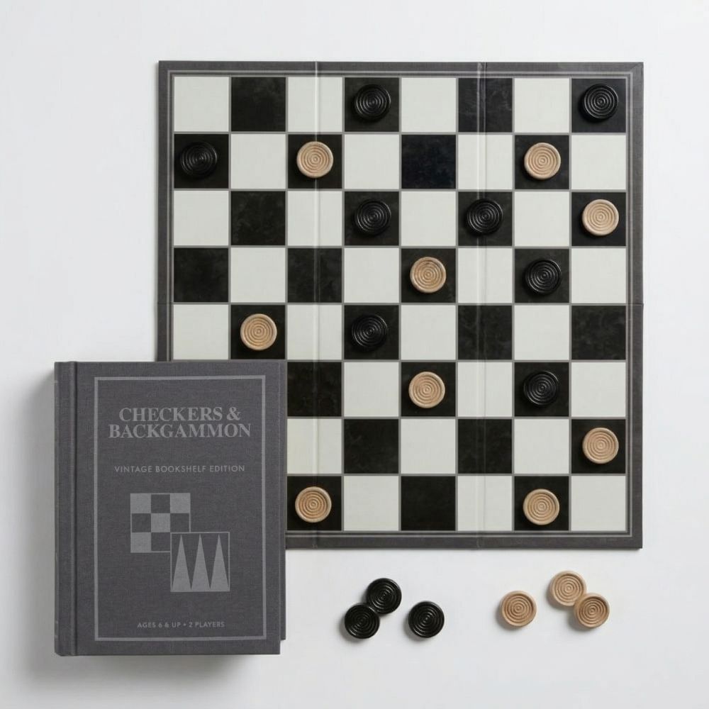 Checkers and Backgammon Vintage Bookshelf Edition primary image