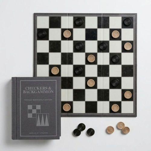 Checkers and Backgammon Vintage Bookshelf Edition image thumbnail