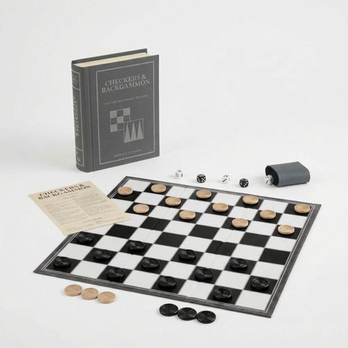 Checkers and Backgammon Vintage Bookshelf Edition image thumbnail