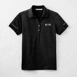 Image of Nike Dri-FIT classic polo - women's black (PWM logo)