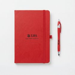 Image of Eco journal with stylus pen (PWM Logo)