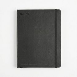 Image of Moleskine XL classic ruled hardcover journal (PWM logo) - black