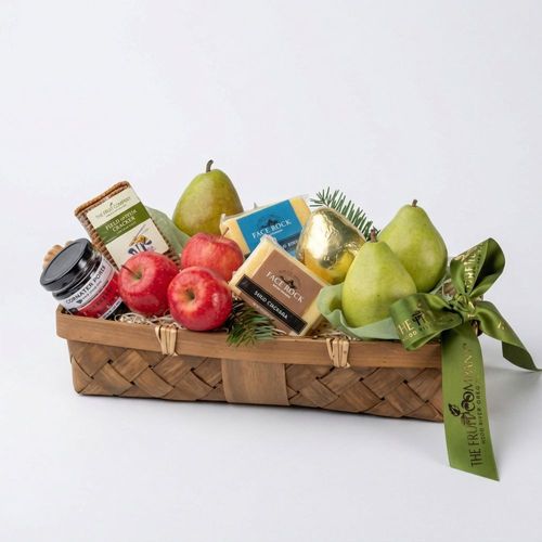 The Fruit Company - Pears, Apples, and Cheese Basket image thumbnail