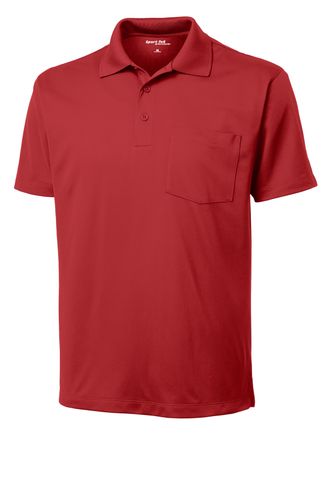 MEN'S MICROPIQUE SPORT-WICK POCKET POLO image thumbnail