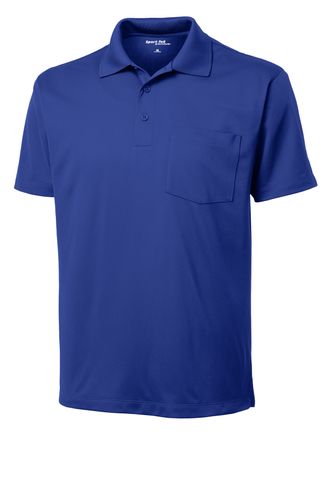 MEN'S MICROPIQUE SPORT-WICK POCKET POLO image thumbnail