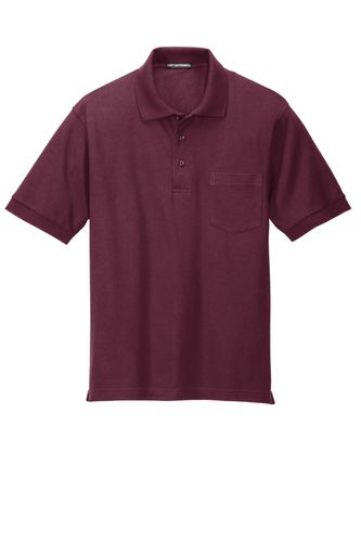 MEN'S BLENDED SILK TOUCH POCKET POLO image thumbnail